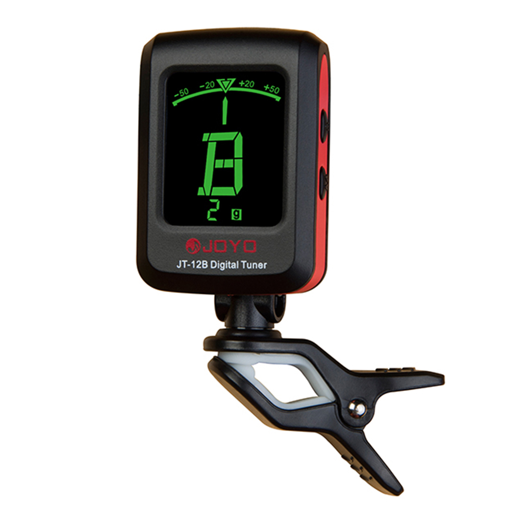 Guitar Tuner Clip - Afinador de Guitarra JOYO JT-06/12B, Acessórios