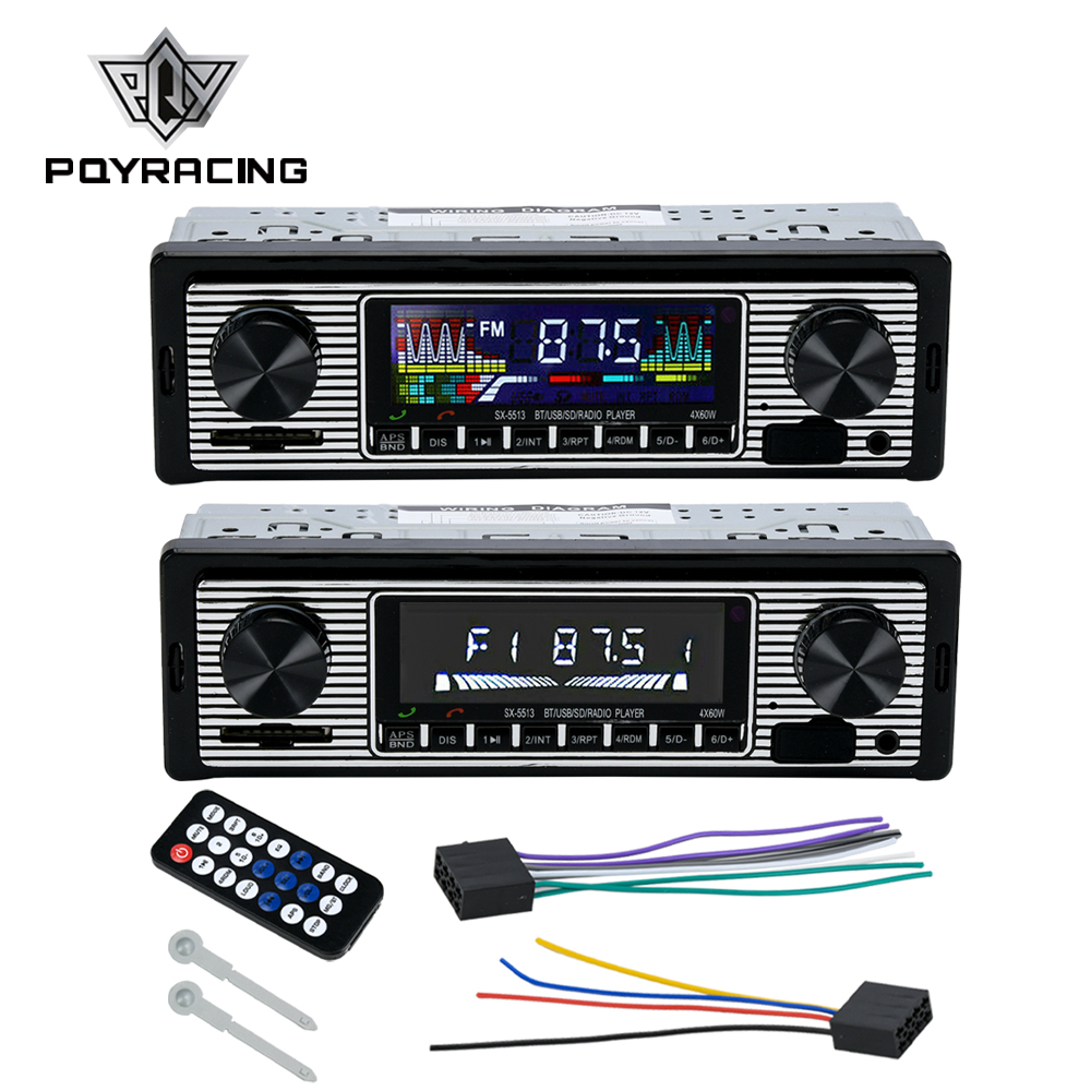 Audio Music Player - Rádio automotivo vintage, reprodutor de mp3