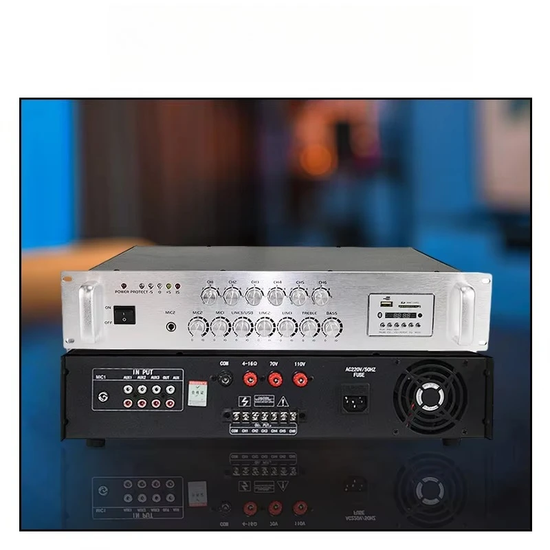 Audio Music Hall - Amplificador de Potência Profissional de 800W