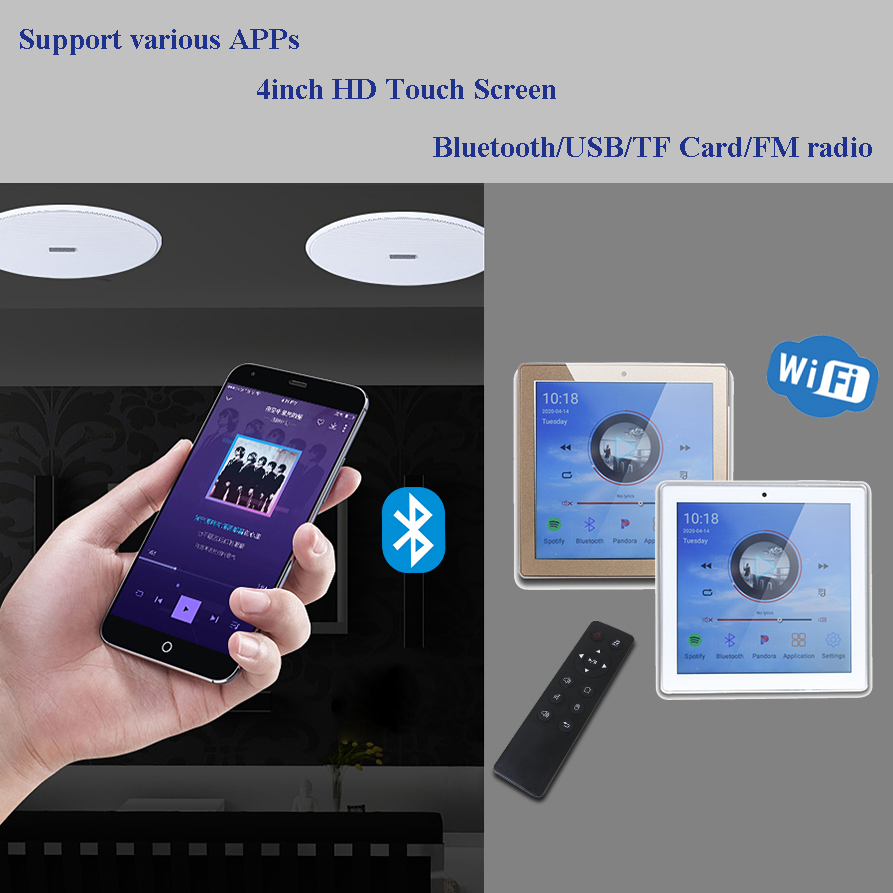 Audio Music Free Online - Android wifi bluetooth na parede amplificador