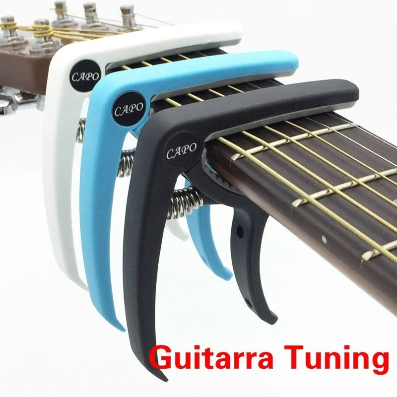 Guitar Tuner Clip - Capo de guitarra de plástico para