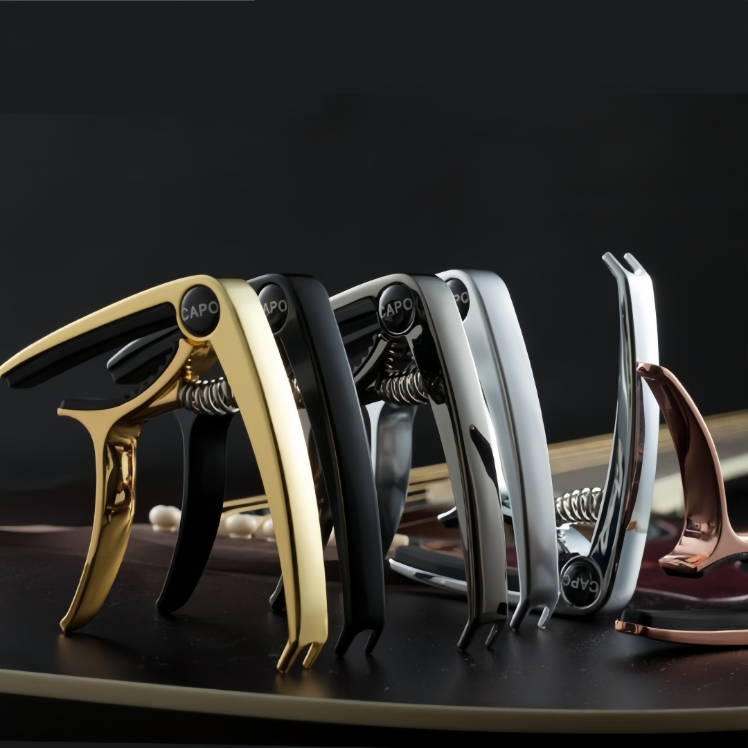 Guitar Tuner Clip - Alumínio Alloy Guitar Capo, Guitar Tuner,