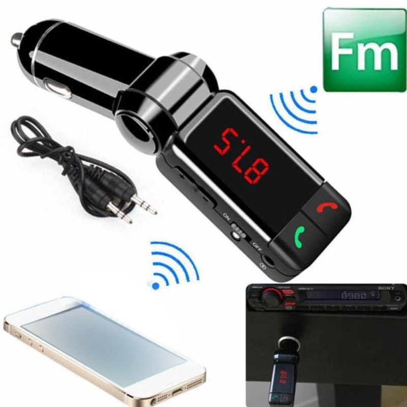 Audio Music Player - Bc06 carro bluetooth-compatível transmissor fm kit