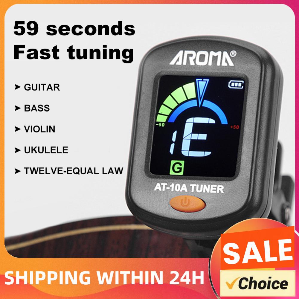 Guitar Tuner Clip - Afinador de Guitarra Dobrável e Rotativo
