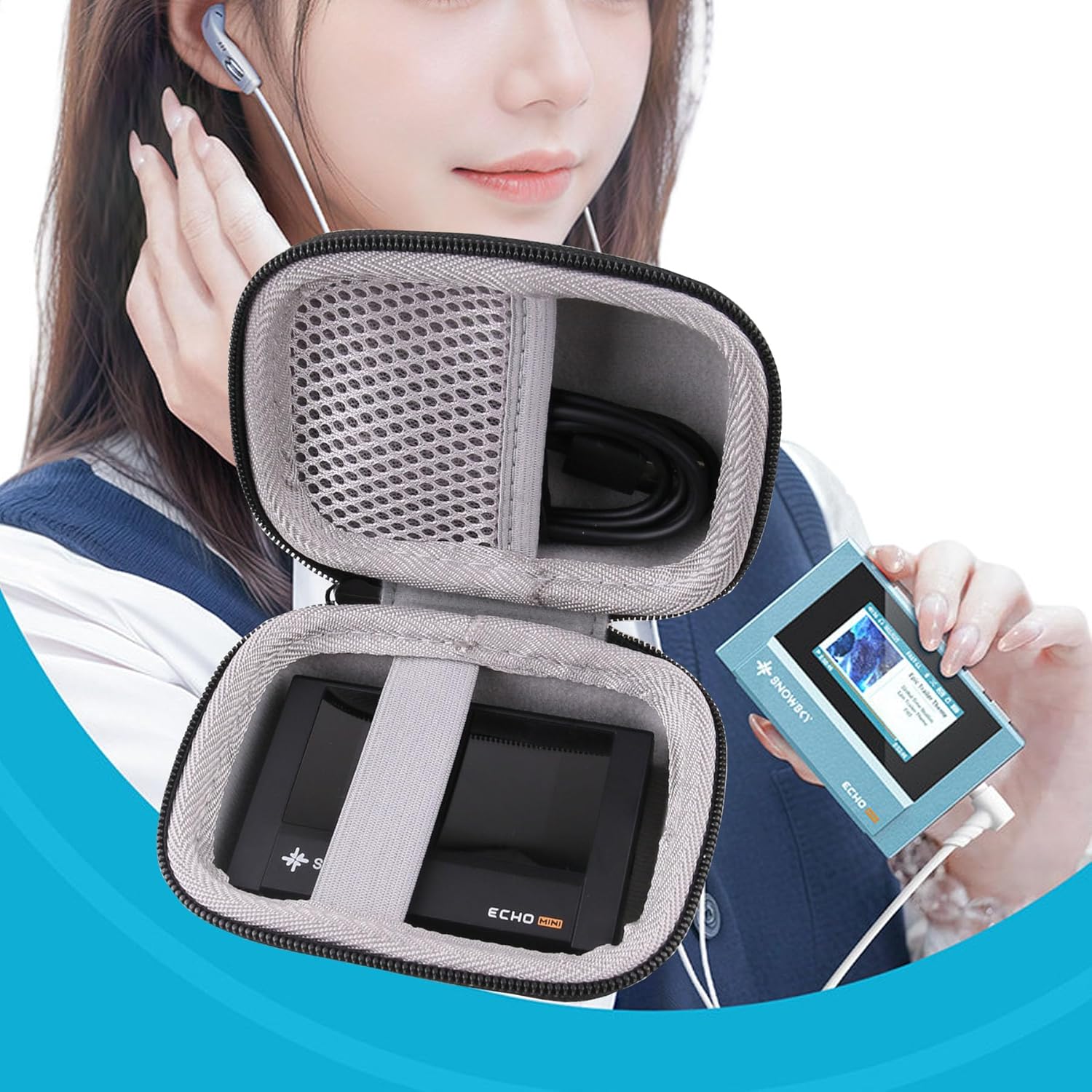 Estojo Rígido de EVA para Repr - Audio Music Player avaliação e preço