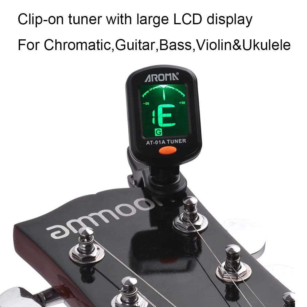 Afinador de guitarra dobrável  - Guitar Tuner Clip avaliação e preço