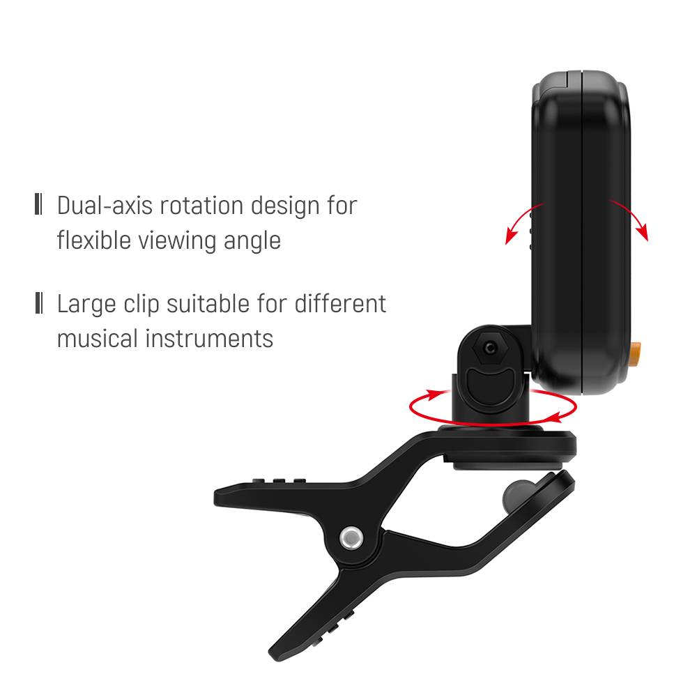 Universal Clip-on Tuner para g - Guitar Tuner Clip avaliação e preço