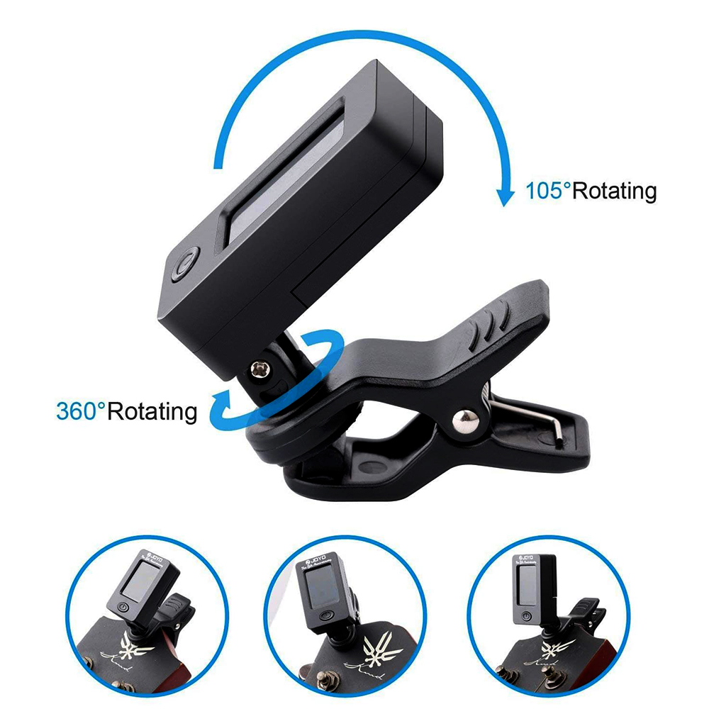 Joyo afinador de guitarra JT-0 - Guitar Tuner Clip avaliação e preço