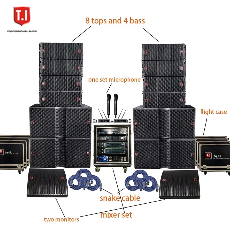 Caixa de Som Line Array Dupla  - Audio Music Hall avaliação e preço