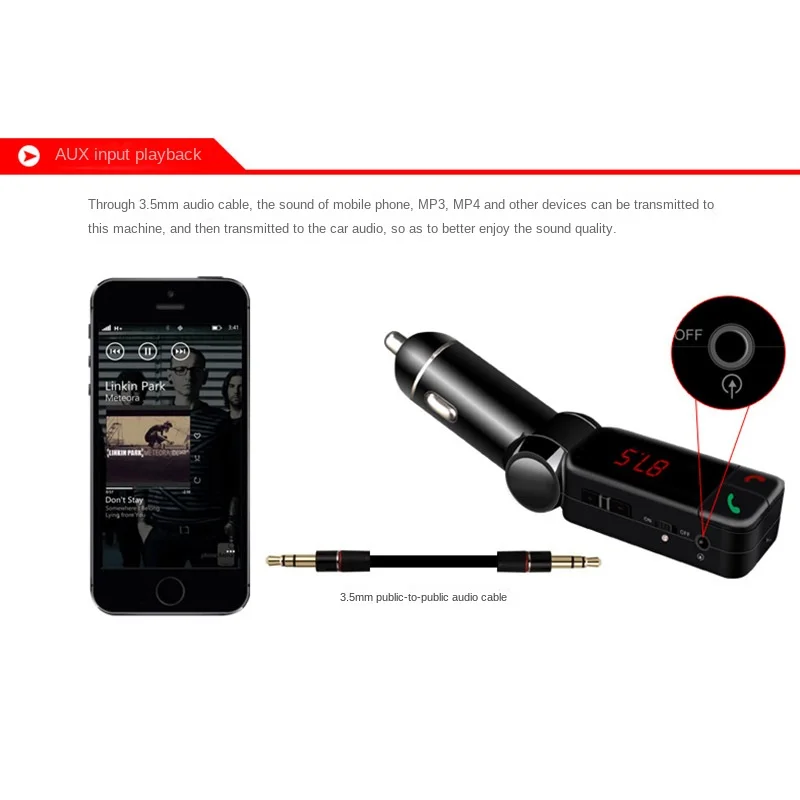 Bc06 carro bluetooth-compatíve - Audio Music Player avaliação e preço