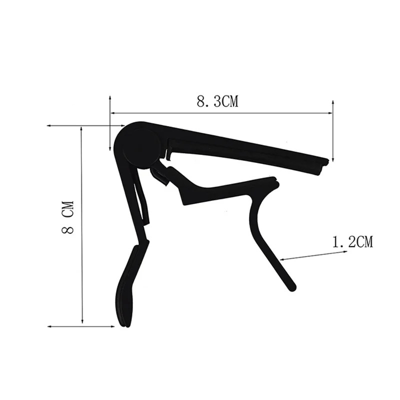 1/2 pçs capo de guitarra para  - Guitar Tuner Clip avaliação e preço