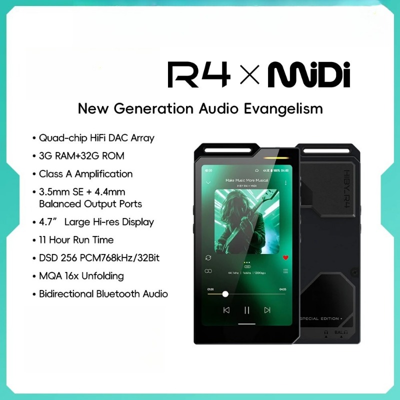 R4 versão midi es9018q2m * 4 a - Audio Music Player avaliação e preço