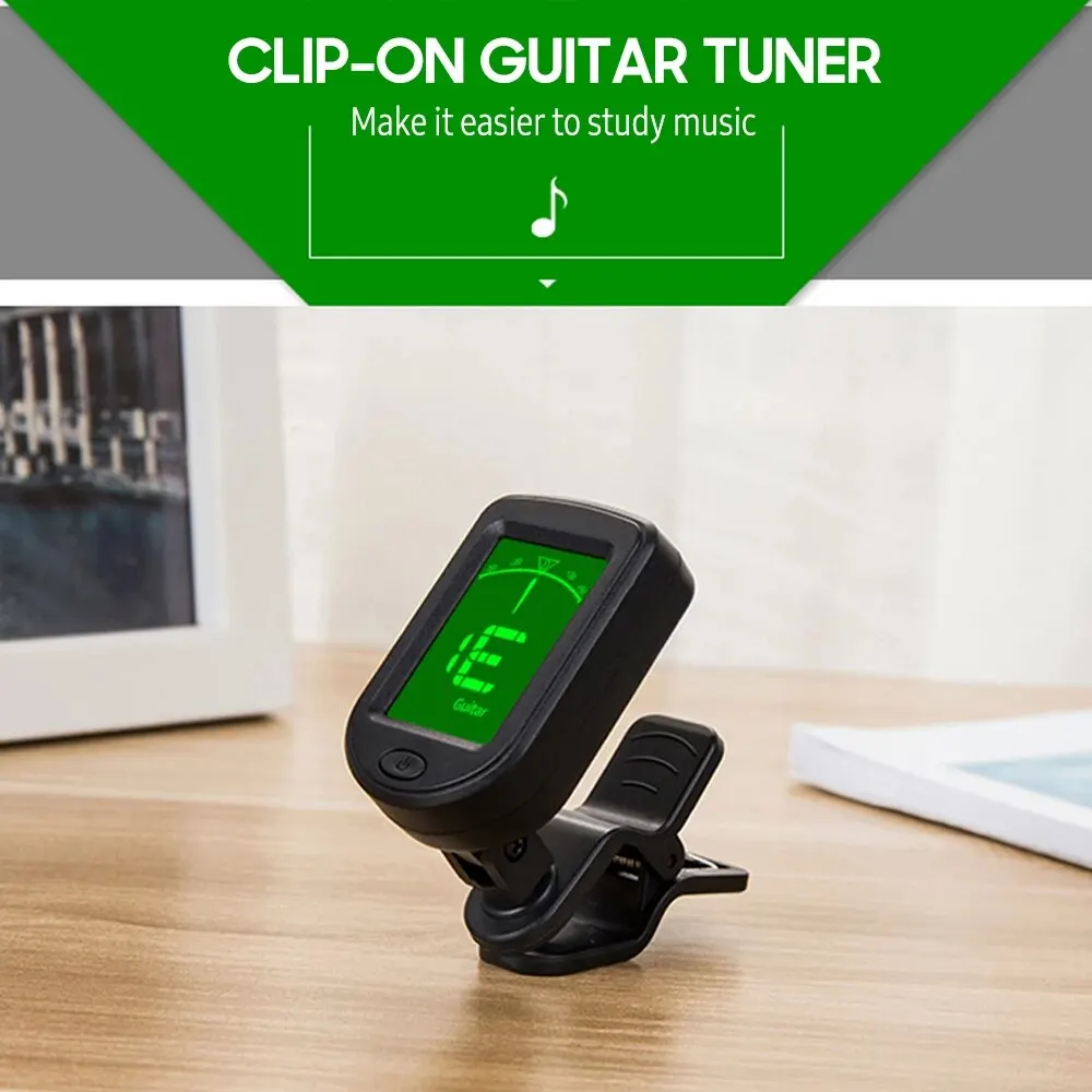 T-02 afinador de guitarra clip - Guitar Tuner Clip avaliação e preço