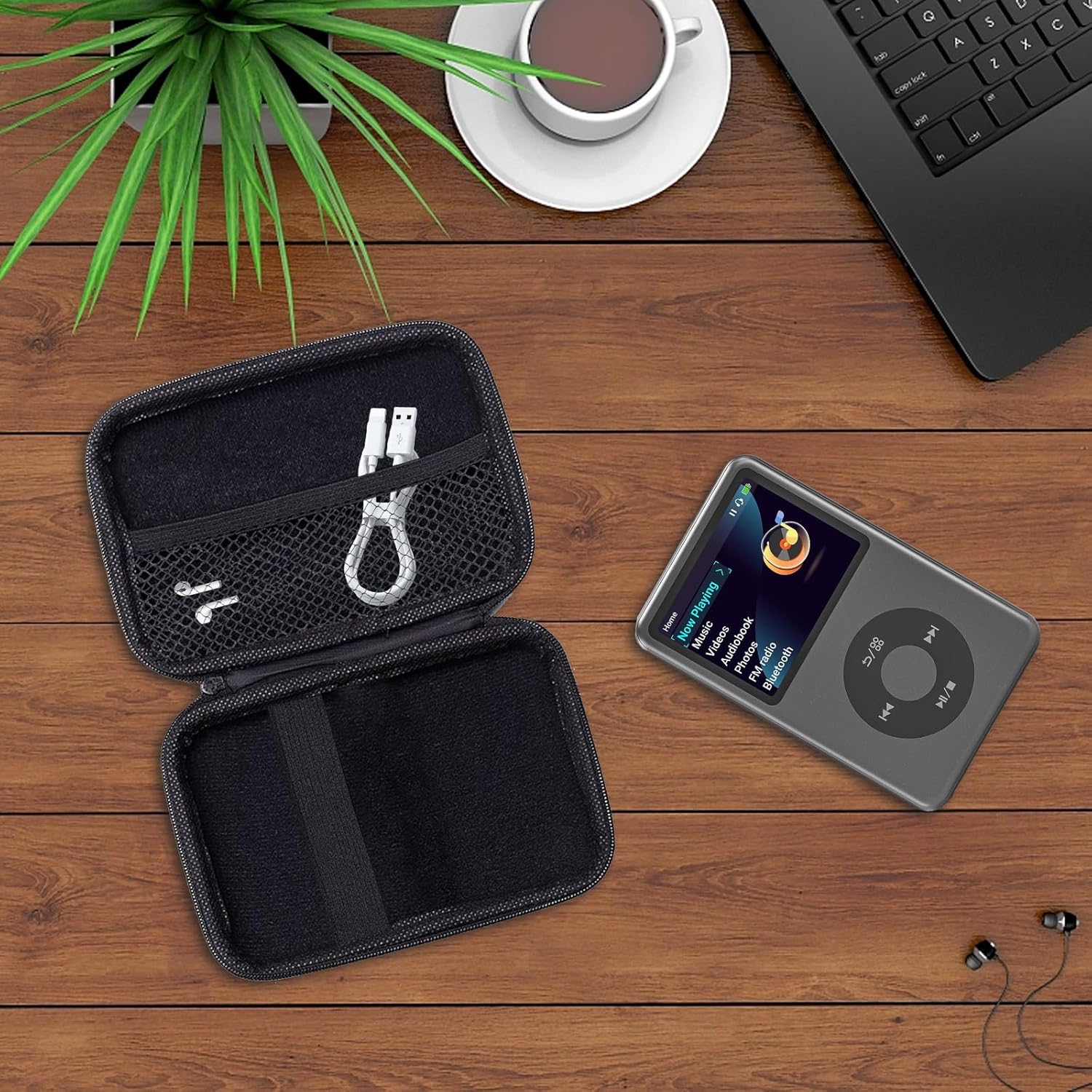 Estojo rígido de transporte co - Audio Music Player avaliação e preço